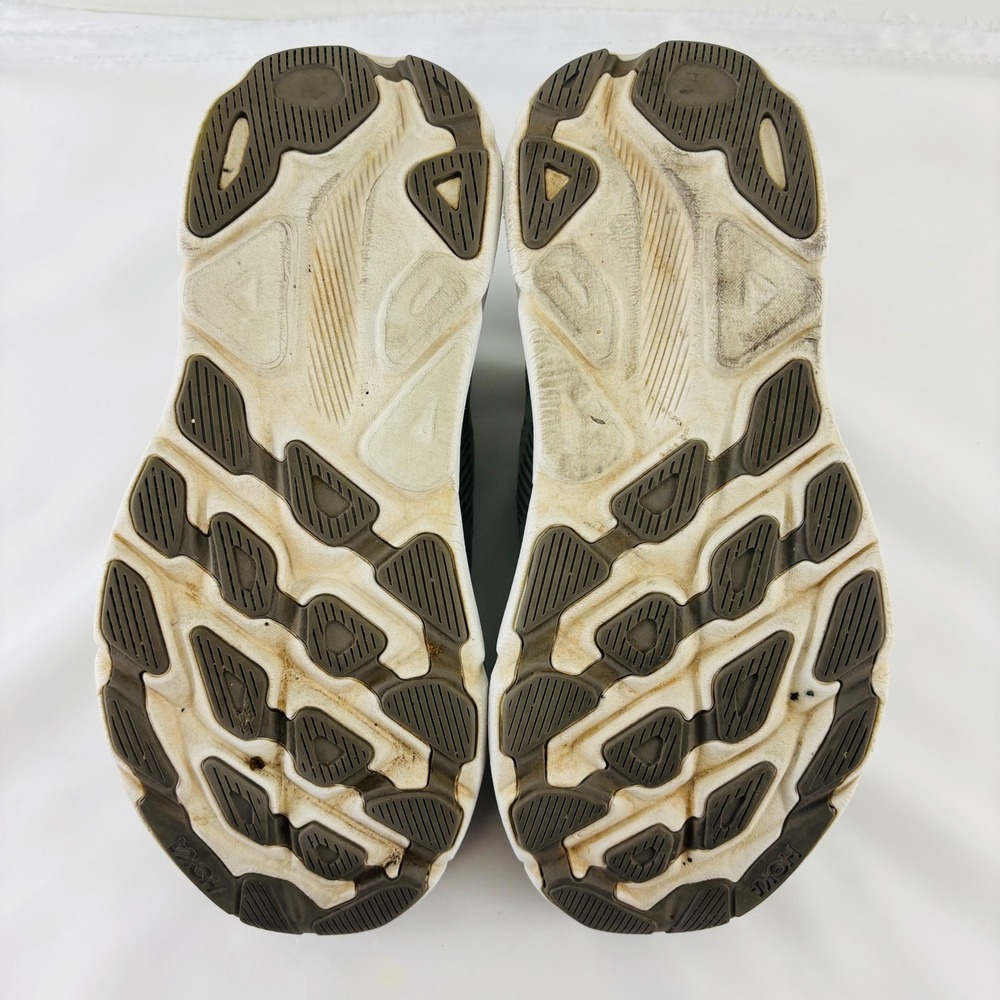 Hoka One One Clifton 9 Mens Size 9D Harbor Grey White Running Shoes 1127895 HMBC - Picture 9 of 12